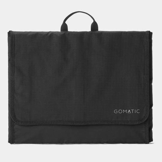 Front View of Black Shirt Organizer