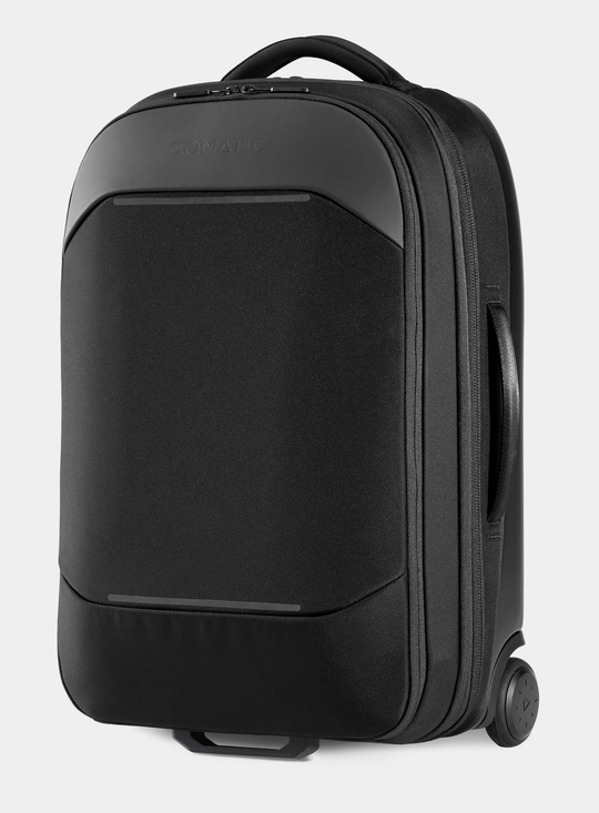 Gomatic Navigator Carry-On 37L Black Front Angle View