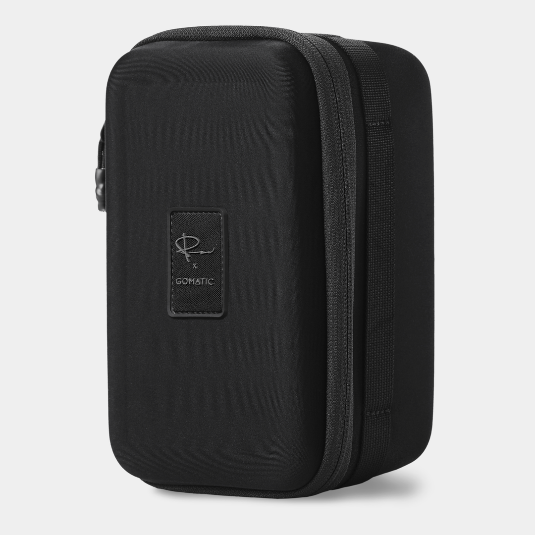 Black McKinnon Accessory Case Front Angle View