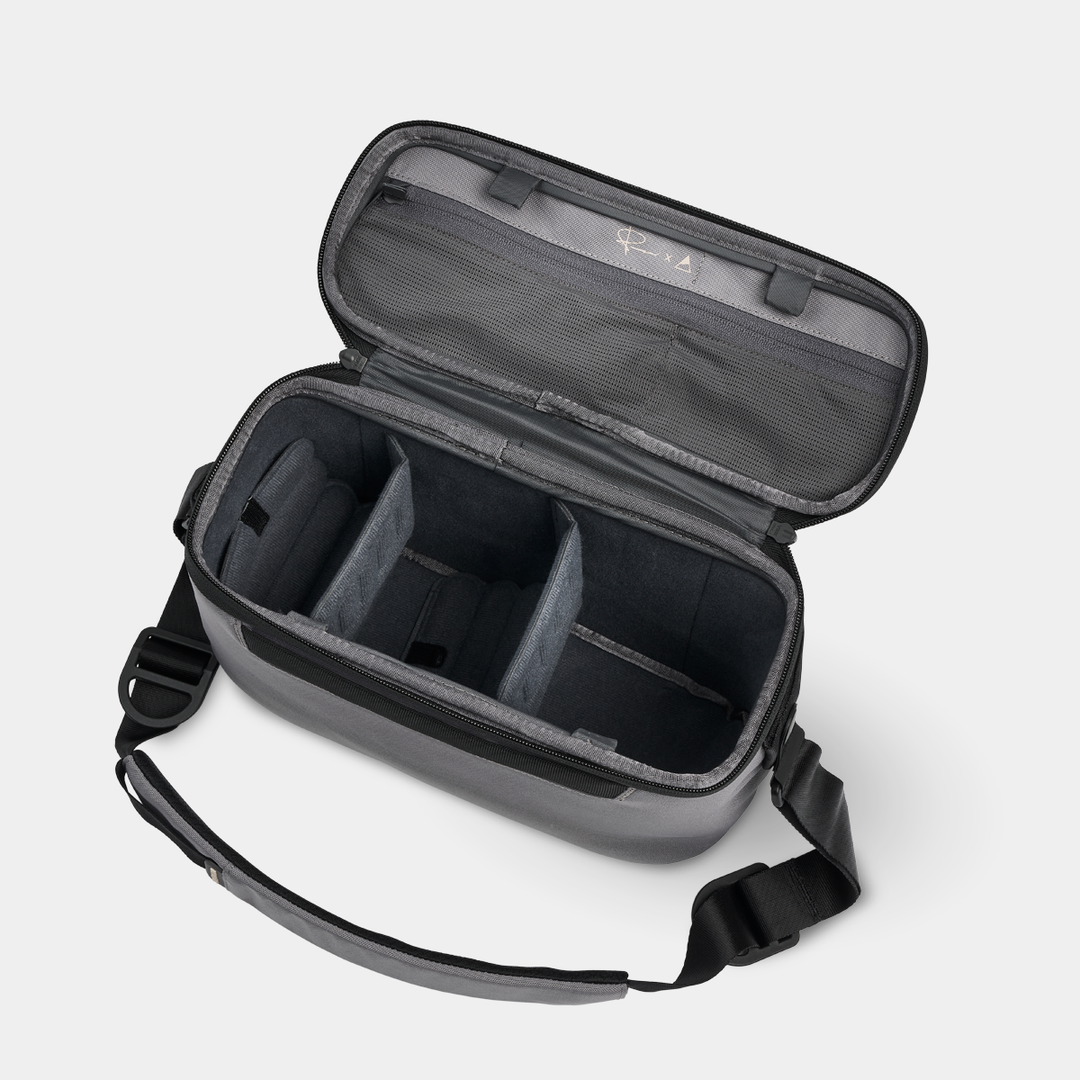 Empty Stone Luma Camera Sling 12L View #color_stone