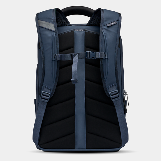 Navy Gomatic Travel Pack 20L/14L Back View#color_navy