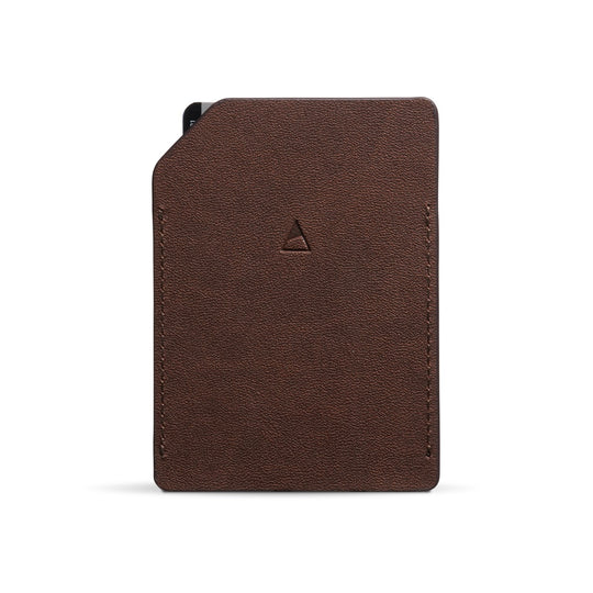 Slim Profile Brown Phone Wallet 