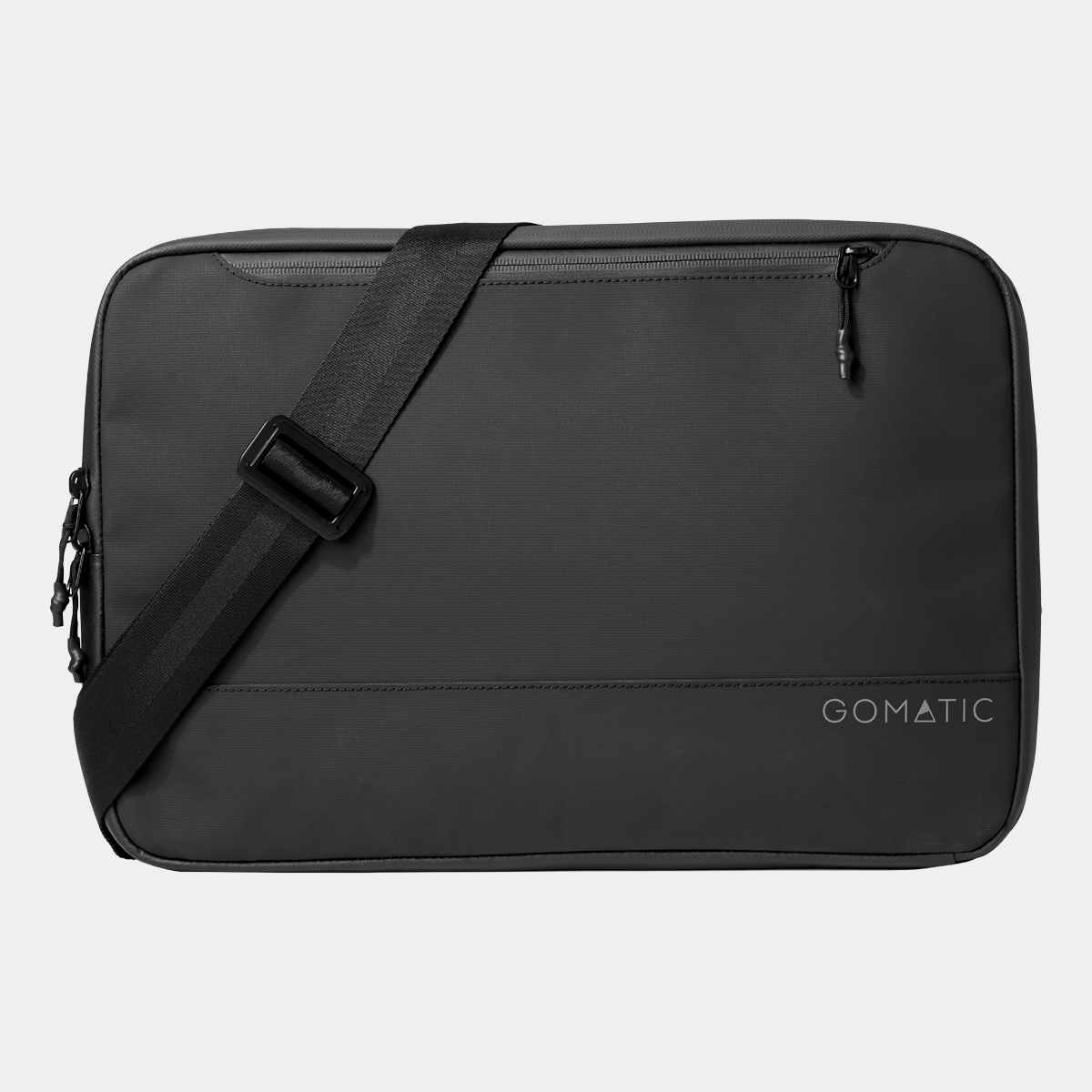 Gomatic Black Tech Case Bag Front View