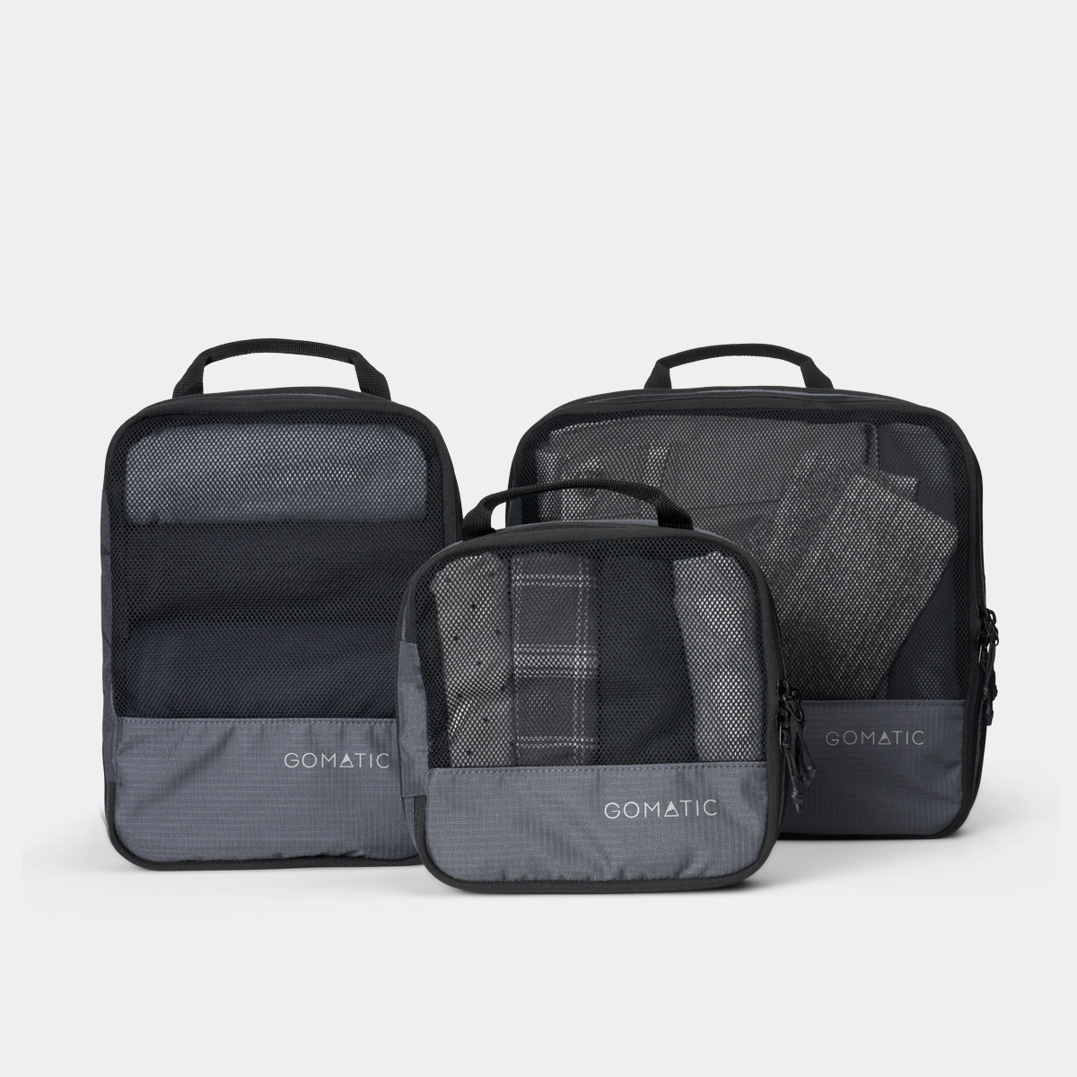 Compression Packing Cubes Different Sizes#size_3-pack#color_gray