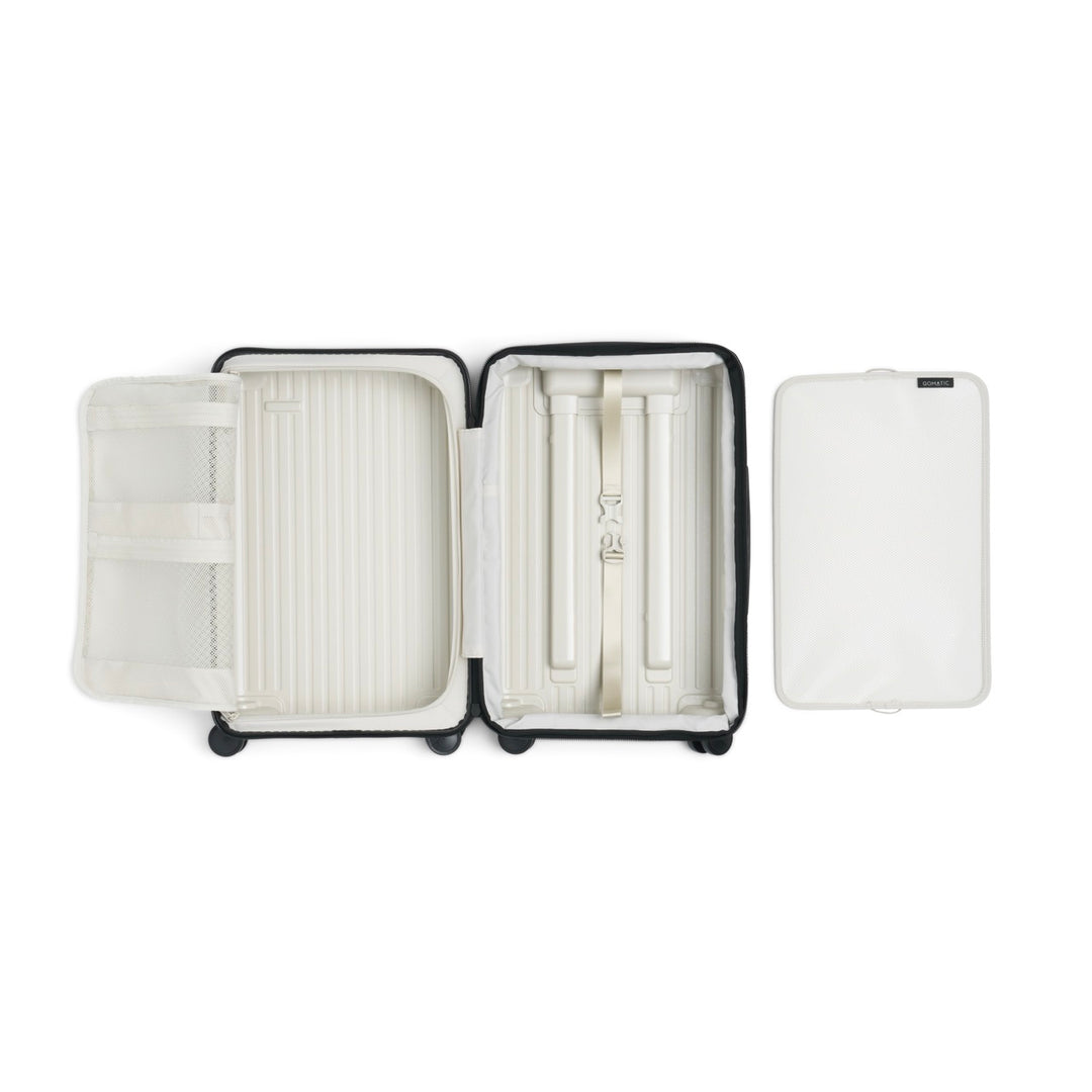 Hard Case Method Luggage Carry-On with multiple Compartments