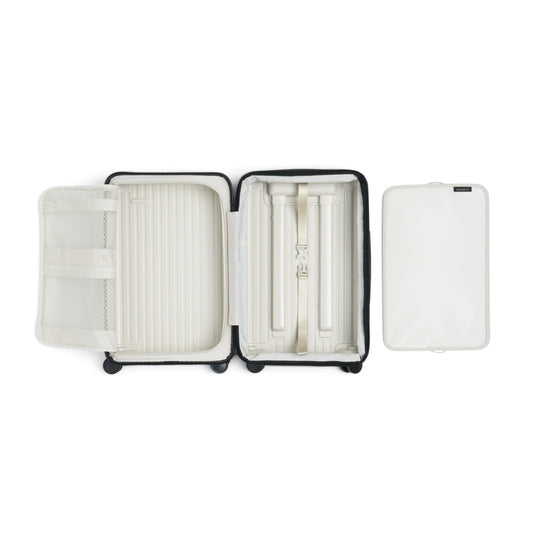 Hard Case Method Luggage Carry-On with multiple Compartments