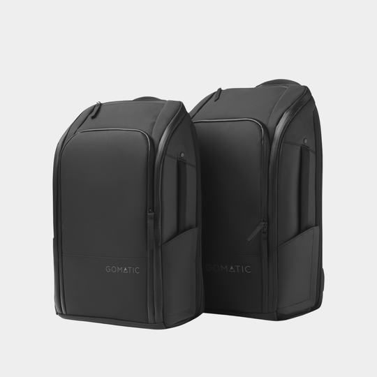 Gomatic Black Travel Pack 14L Front Comparison #color_black