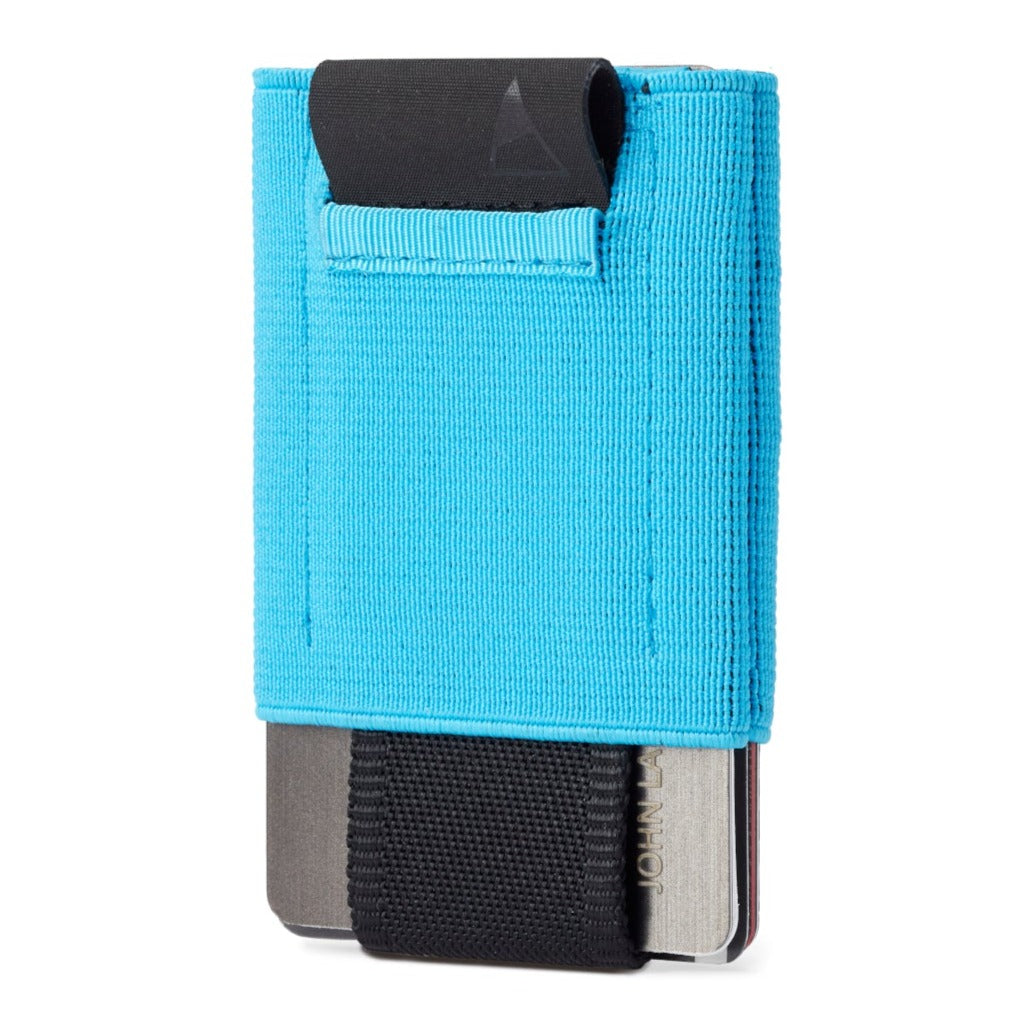 Gomatic Wallet Blue BlackTab Angle